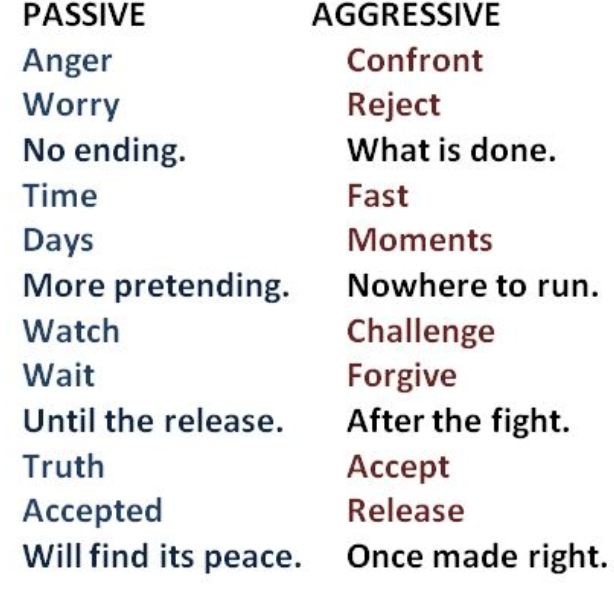 passive-agressive