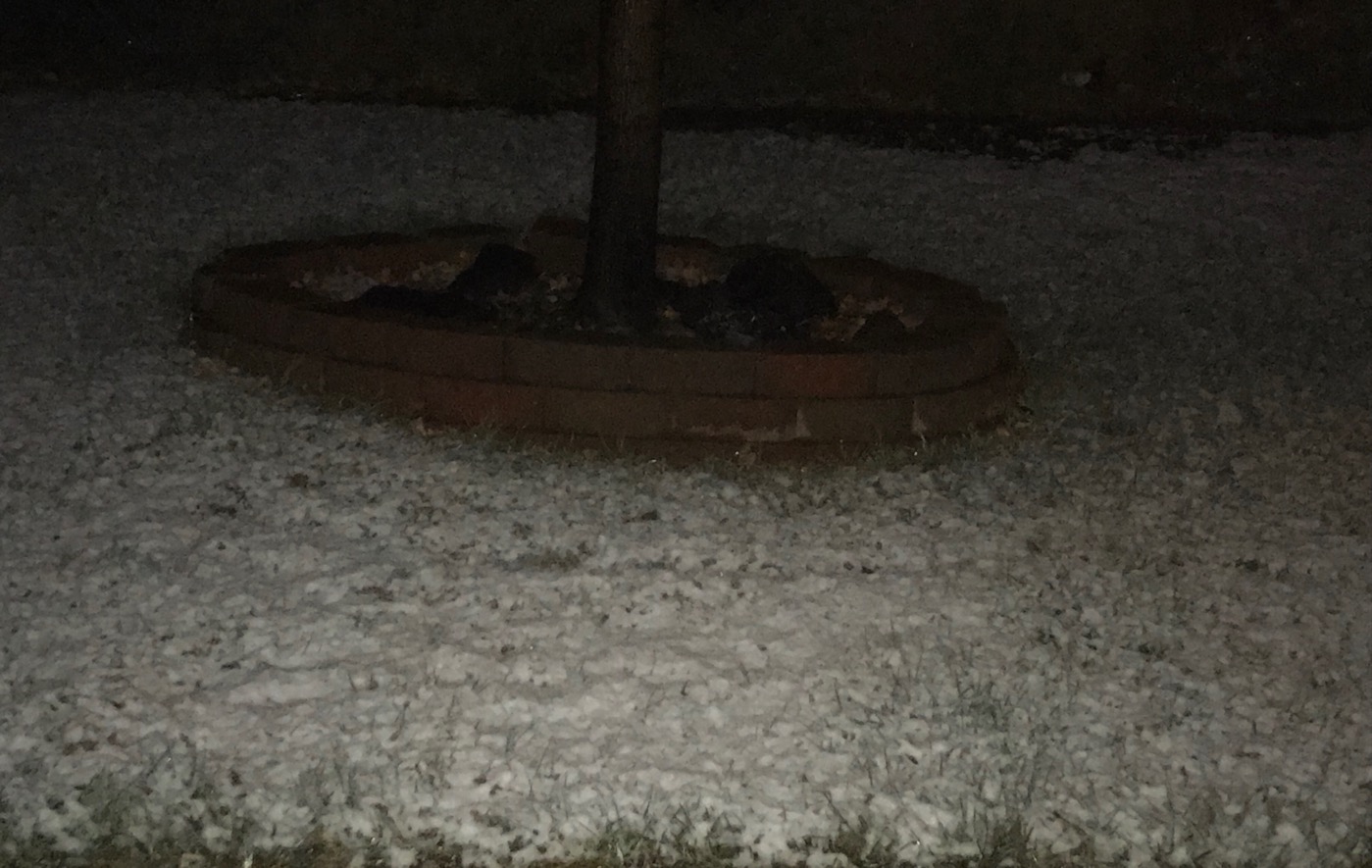 A little snow